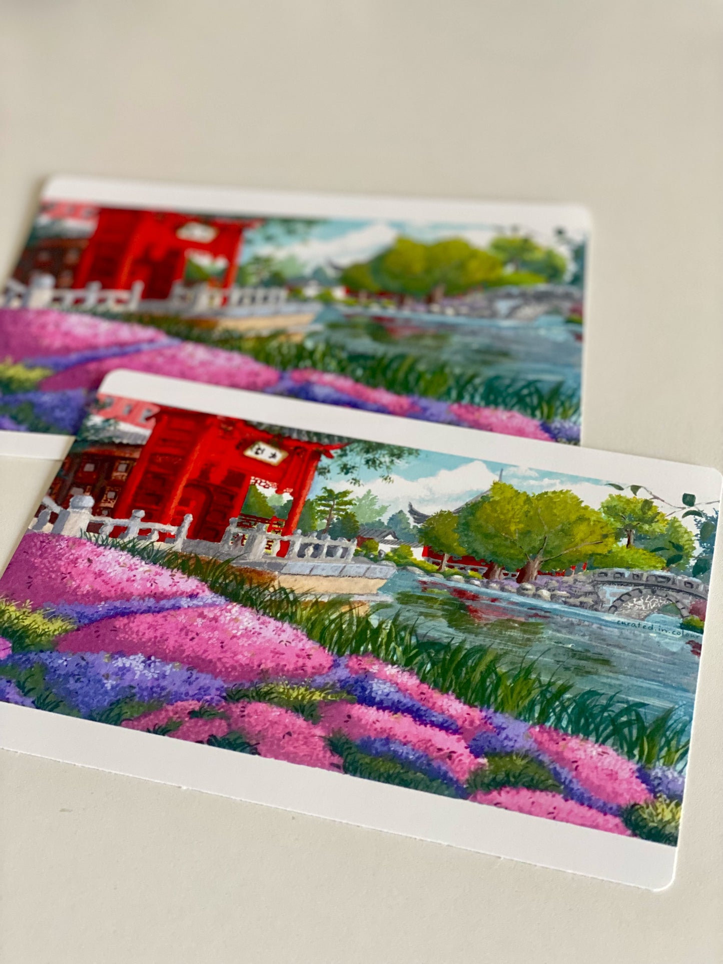 Dreamy Chinese Garden Art Print