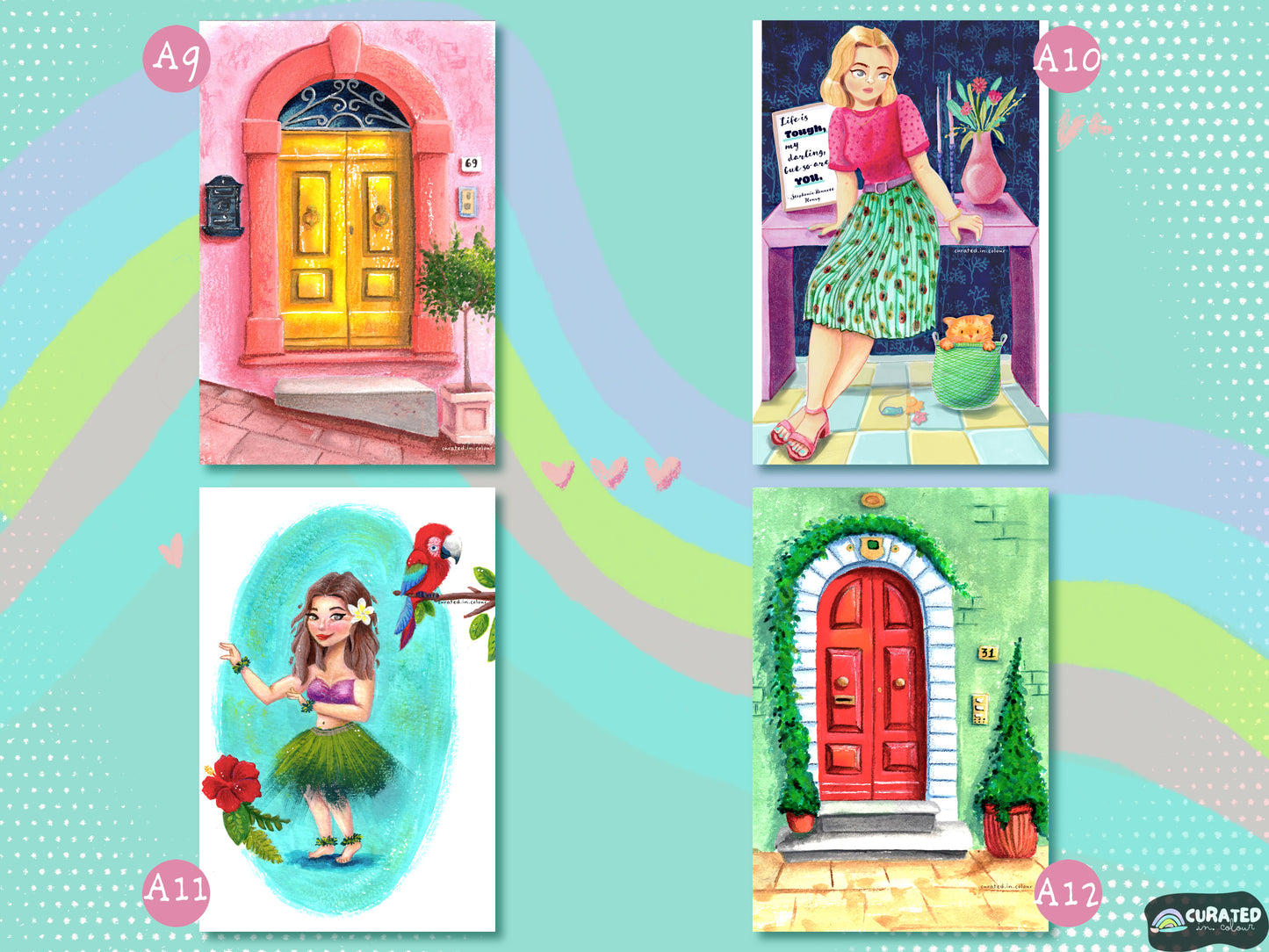 Mix & Match | Pack of 3 | 4X6, 5X7 Art Prints | Build your own Bundle (BYOB)