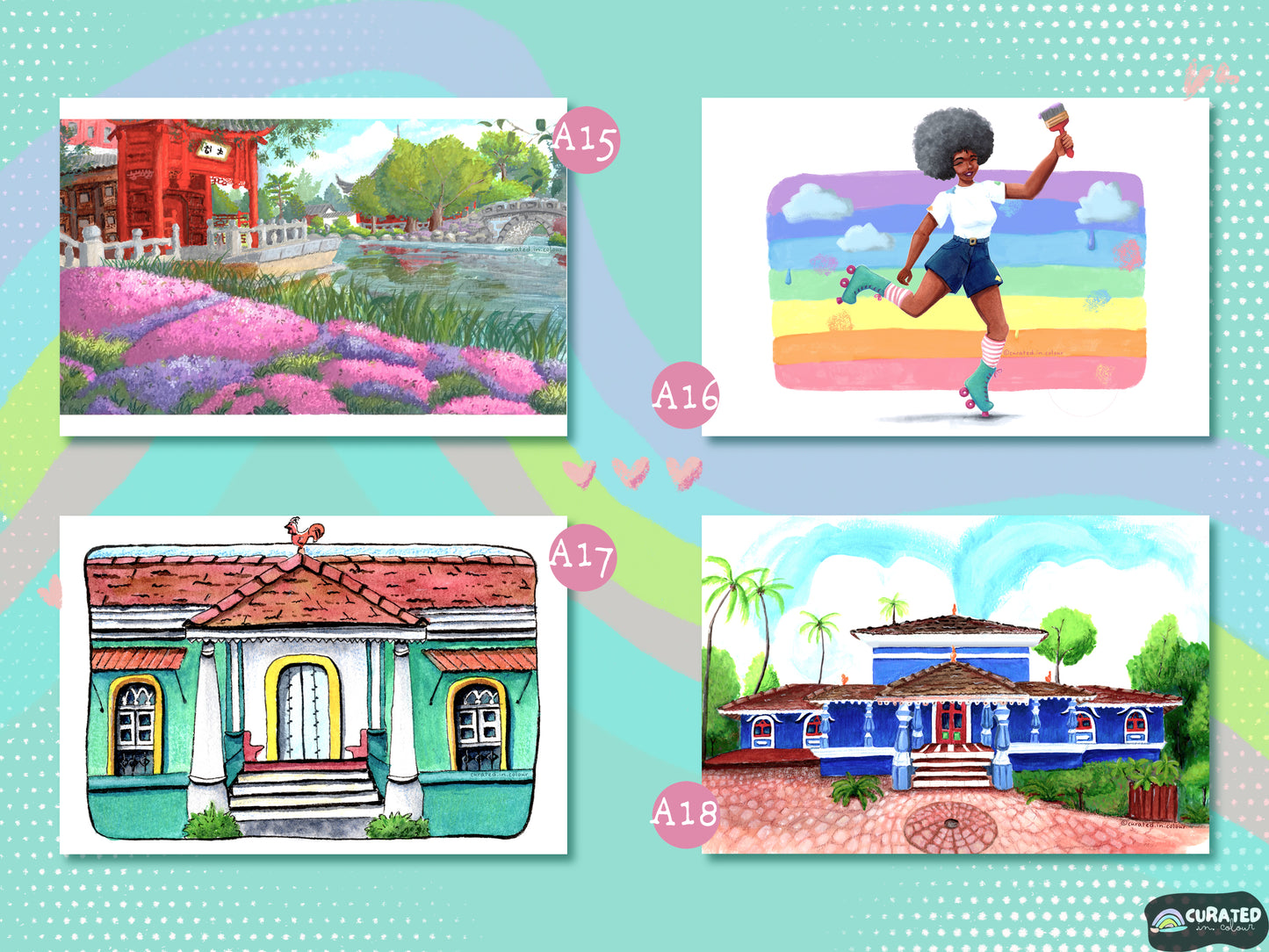Mix & Match | Pack of 3 | 4X6, 5X7 Art Prints | Build your own Bundle (BYOB)