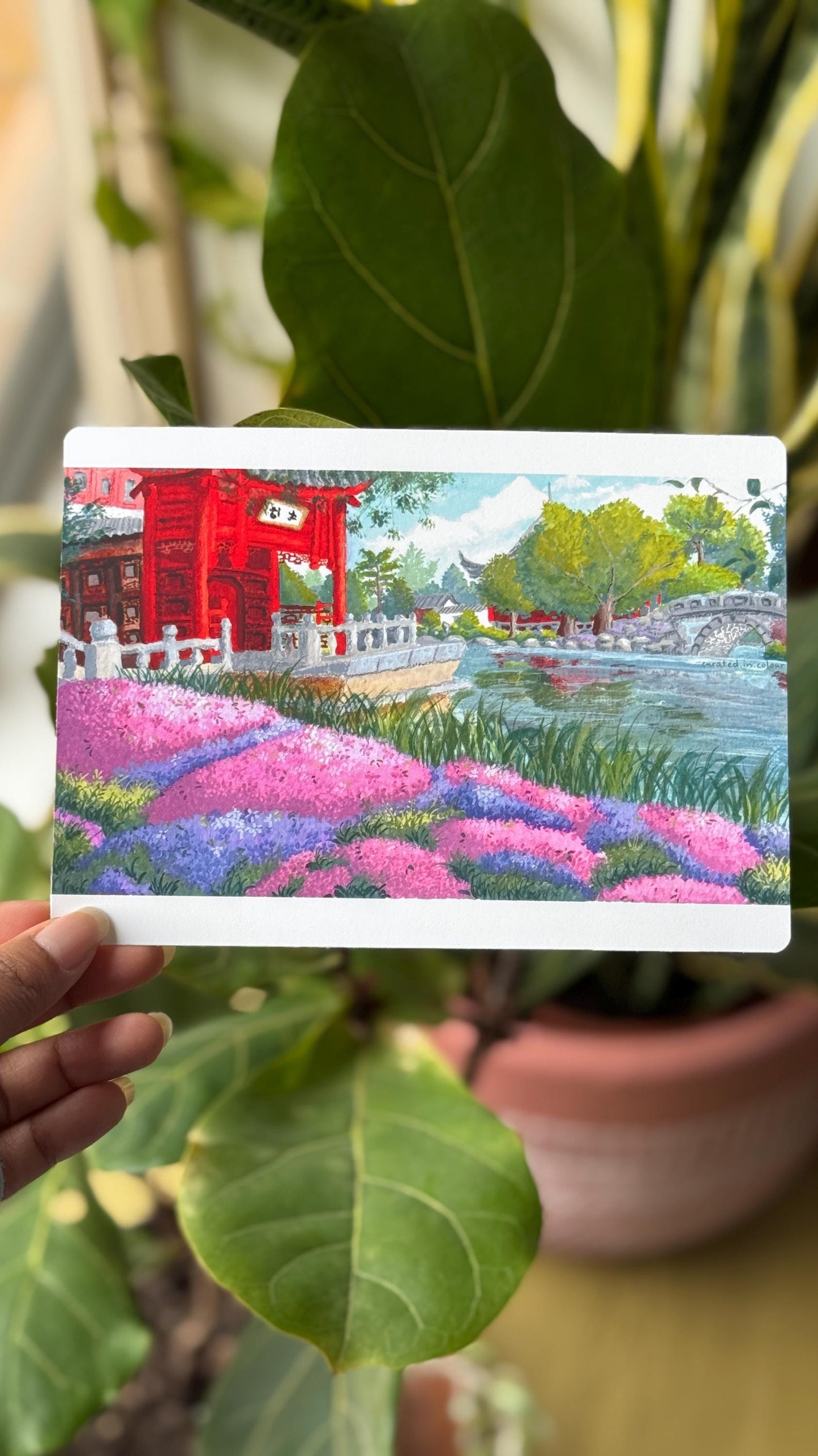 Dreamy Chinese Garden Art Print