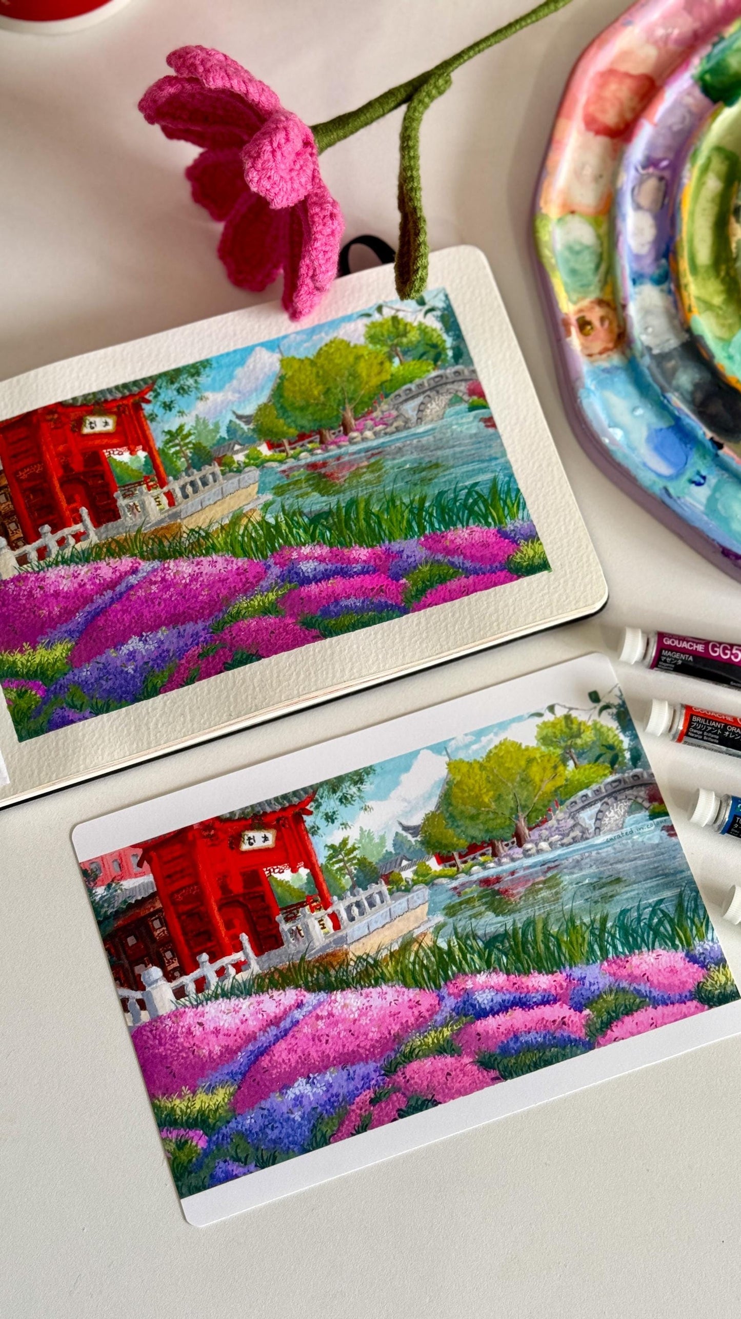 Dreamy Chinese Garden Art Print