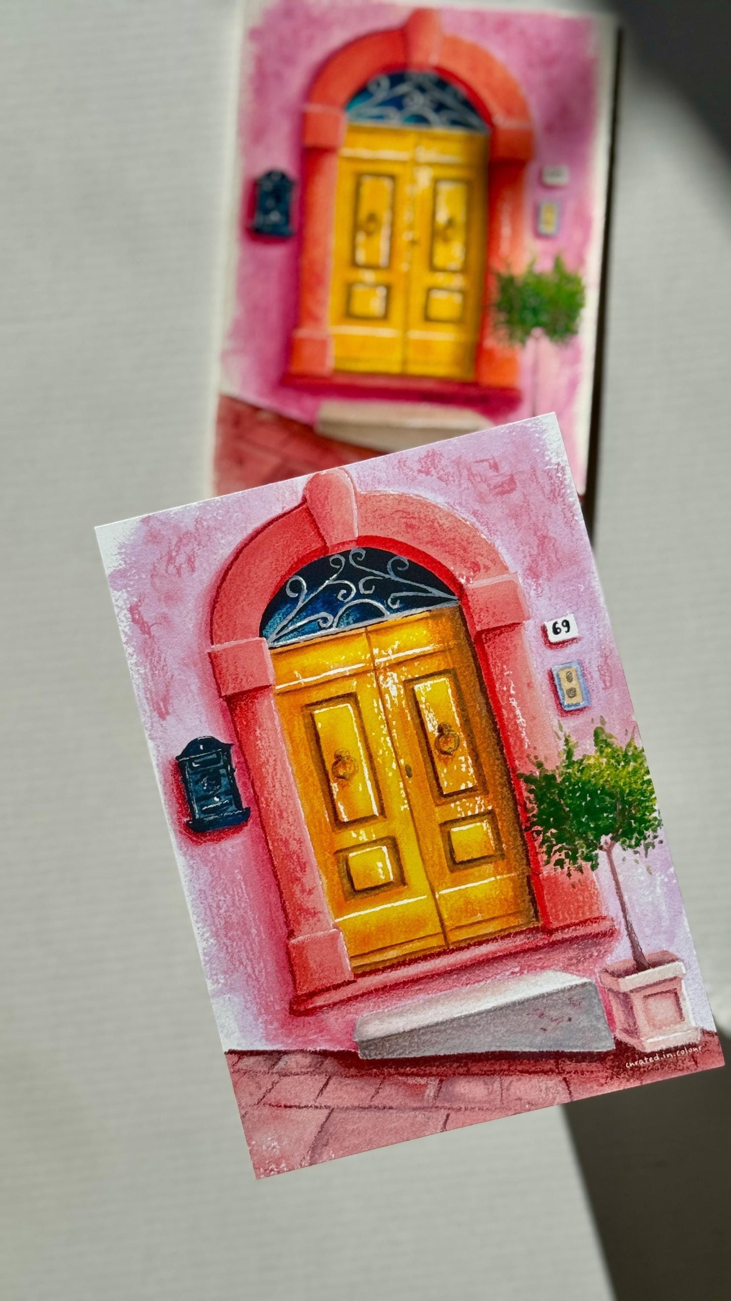 Yellow Door Art Print