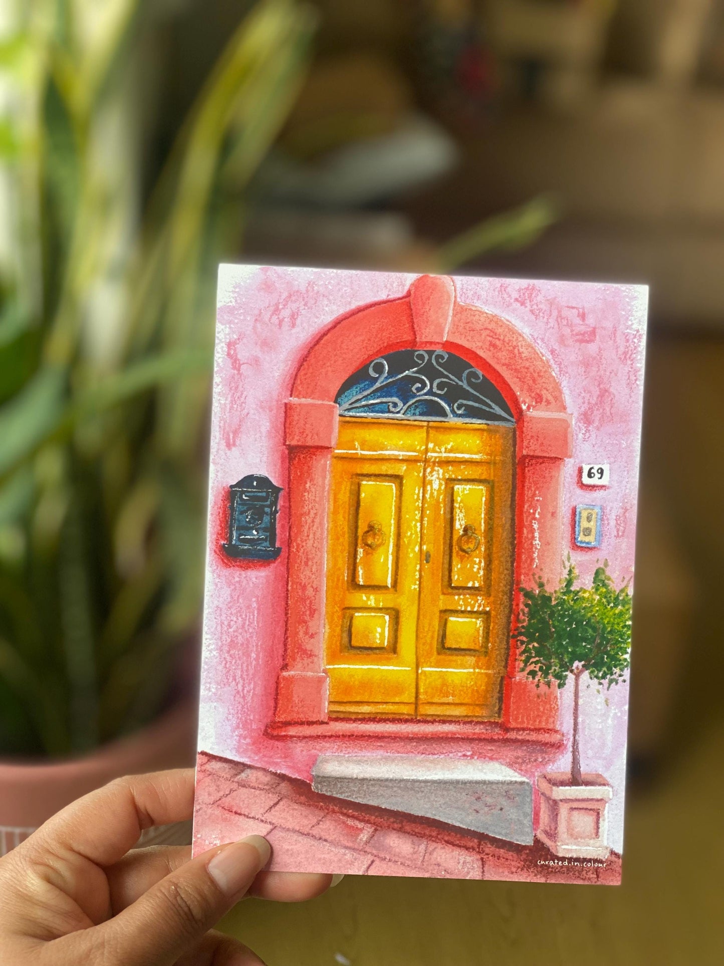 Yellow Door Art Print