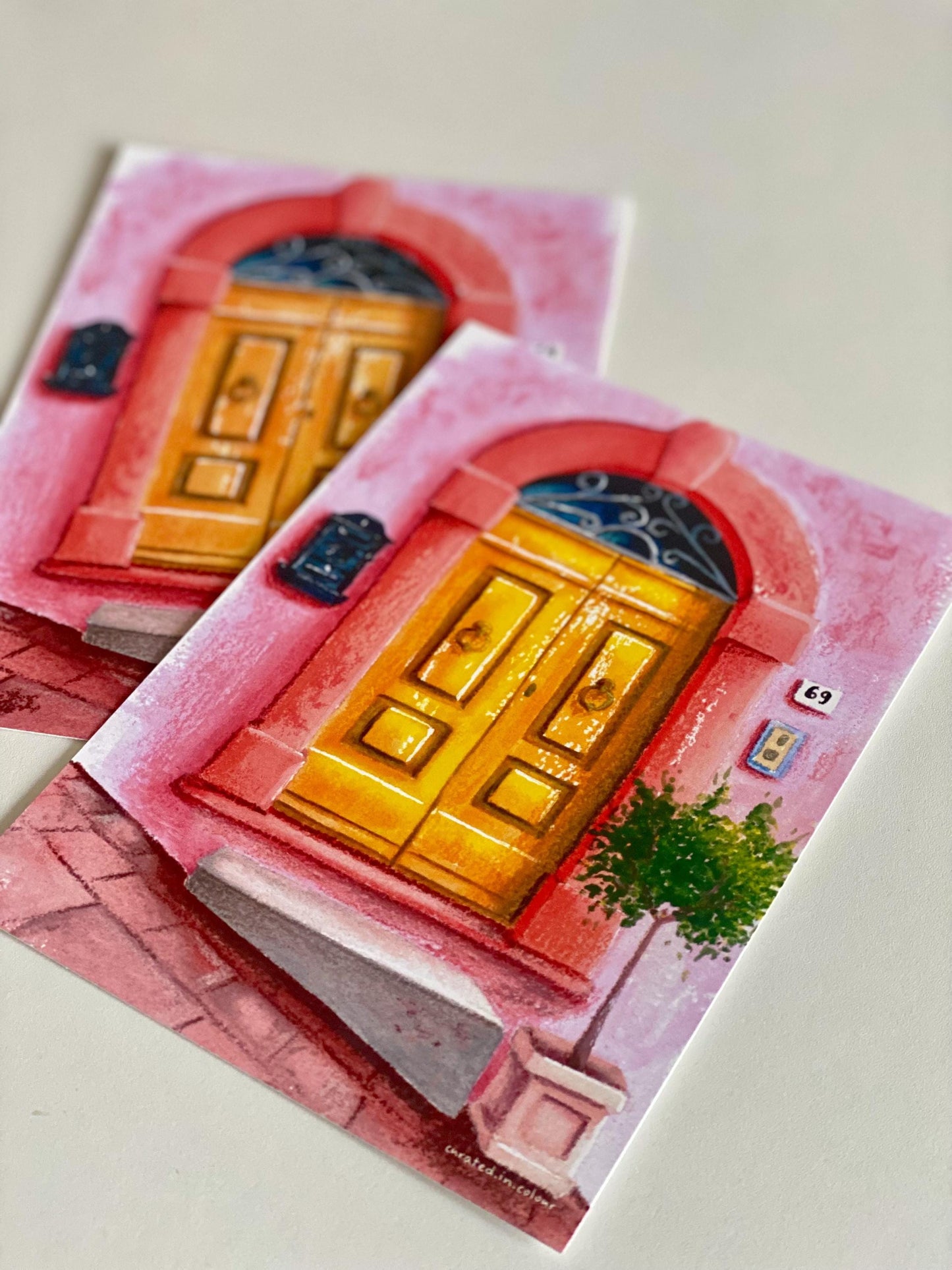 Yellow Door Art Print