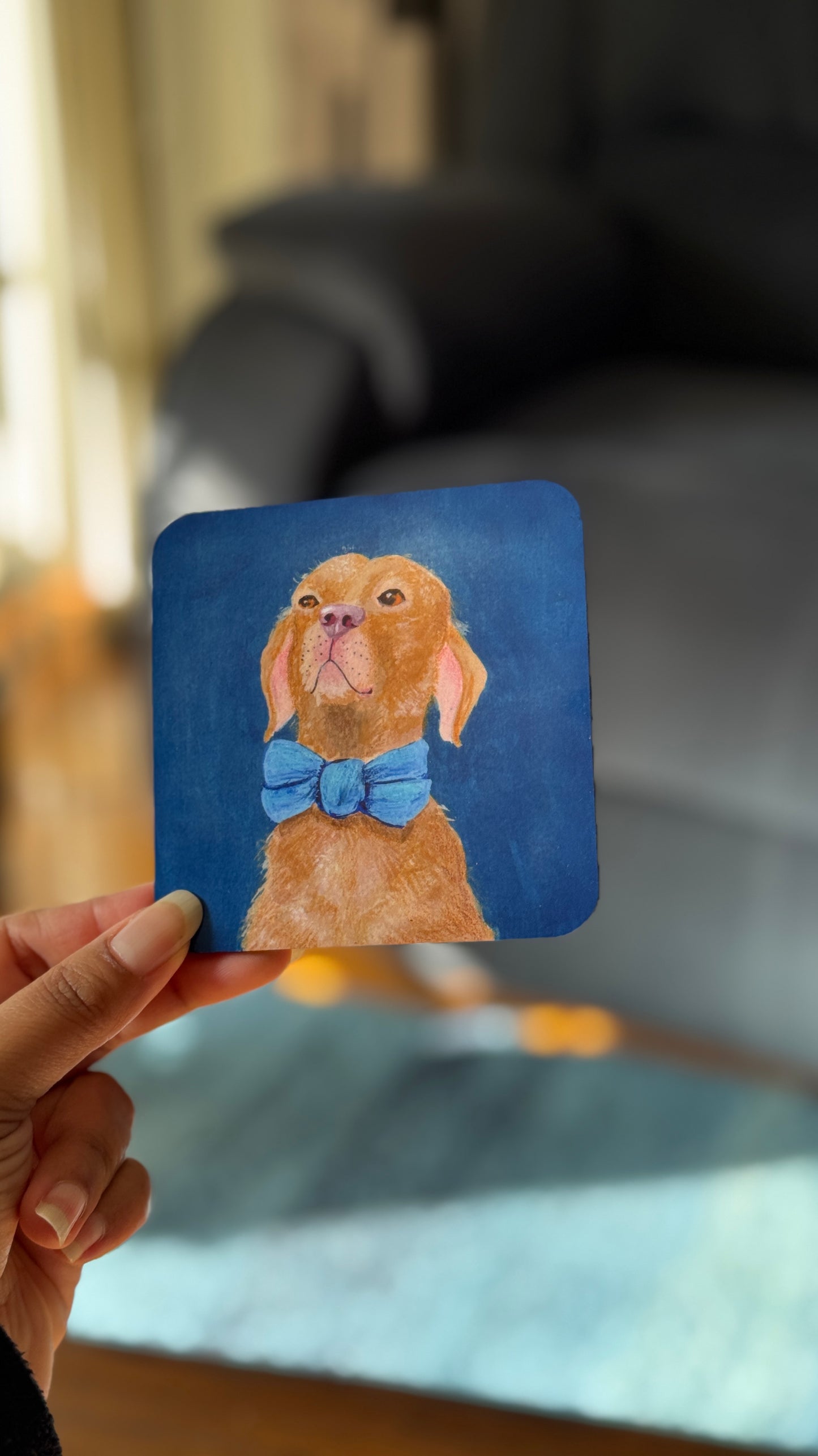 Sir Barks-a-Lot MDF Coaster