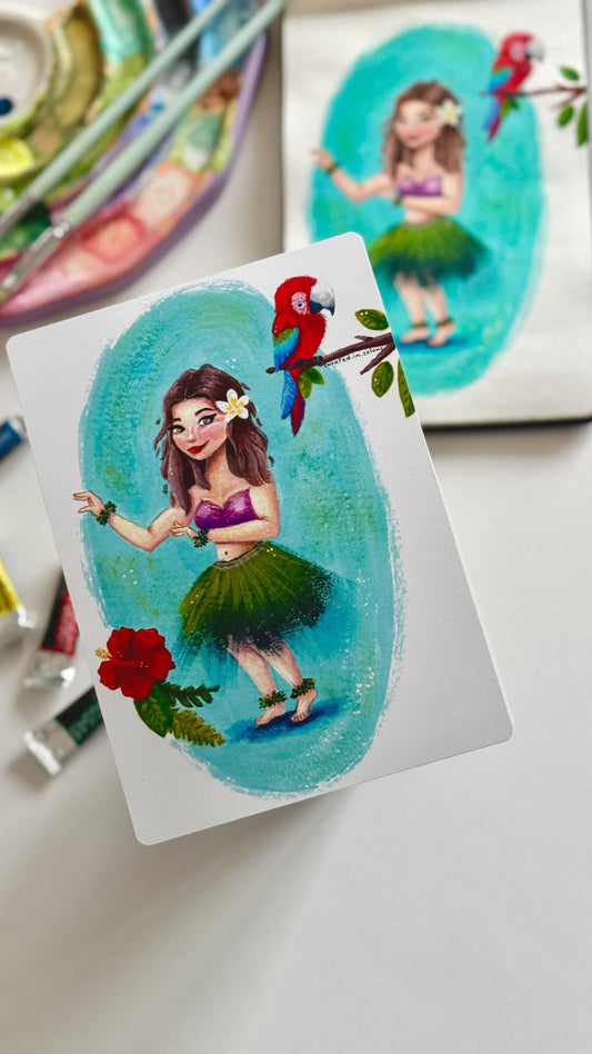 Mohala - The Hula Dancer Art Print