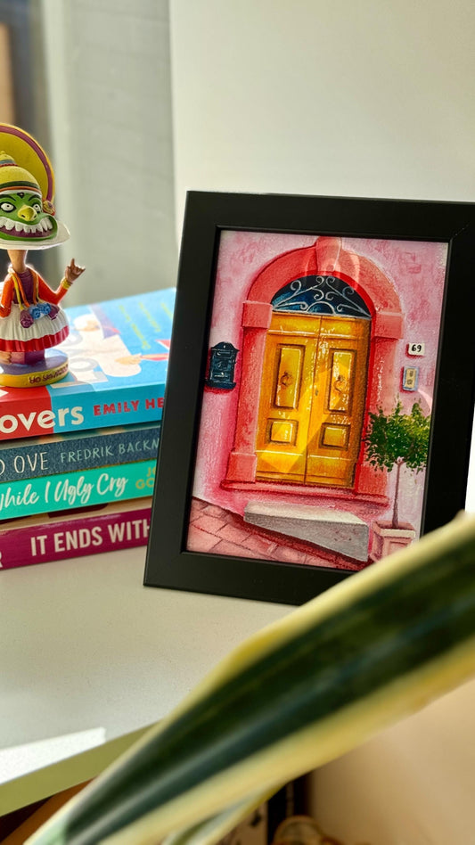 Yellow Door Art Print