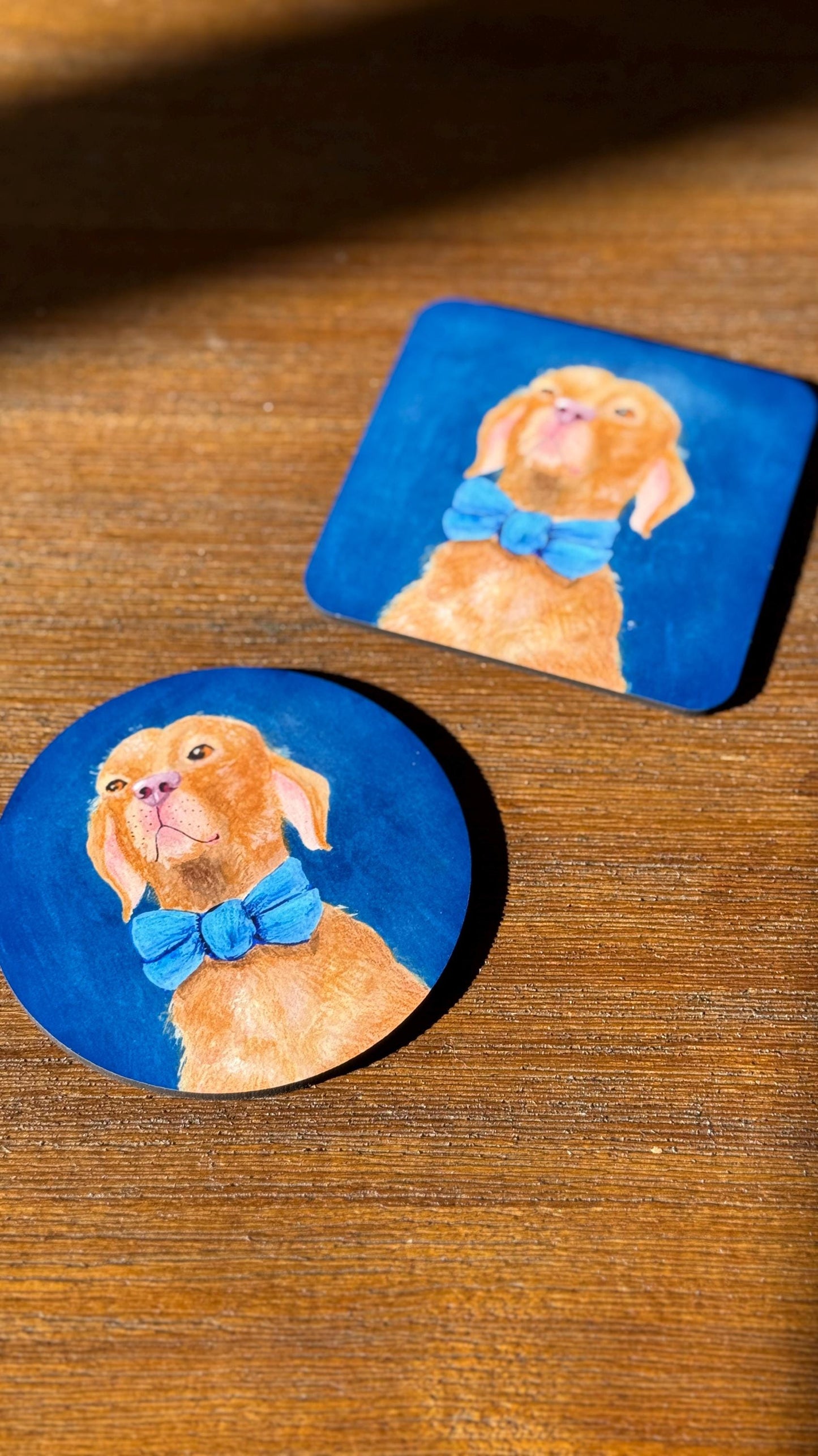 Sir Barks-a-Lot MDF Coaster