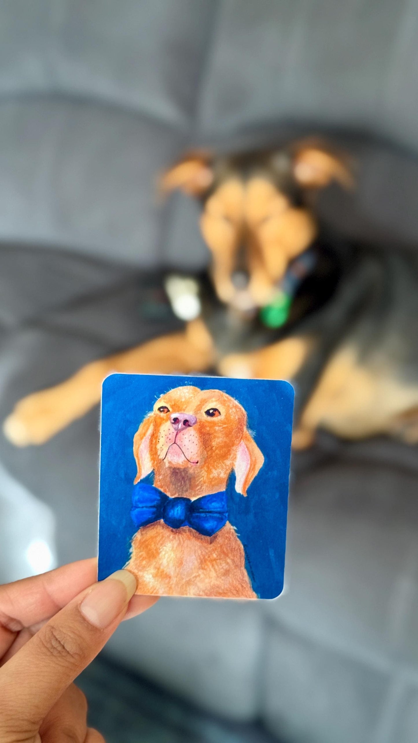 Sir Barks-A-Lot Sticker, Puppy in a Bow Tie Vinyl Sticker, Cute Dog Sticker